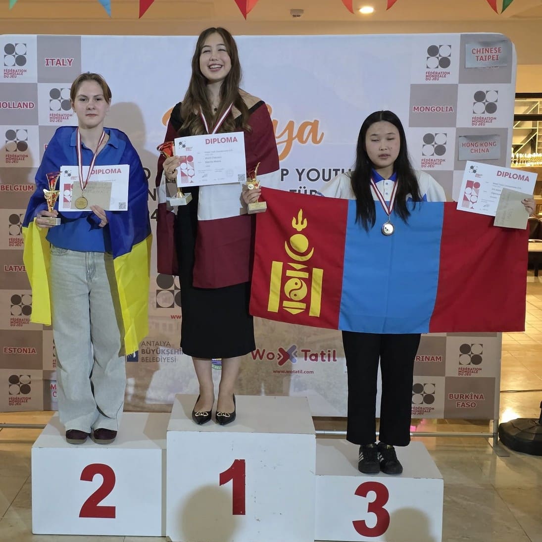 Мусієнко Катерина – срібна призерка молодіжного чемпіонату світу з шашок-100