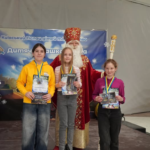 Дитяча шашкова ліга. 2025 рік. Четвертий етап. Призери. Категорія G13