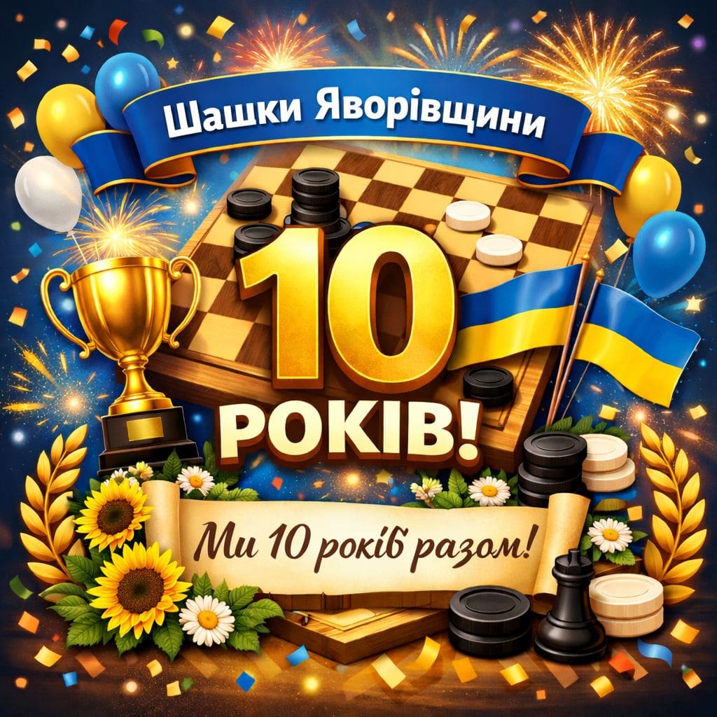 Спільноті «Шашки Яворівщини» – 10 років!