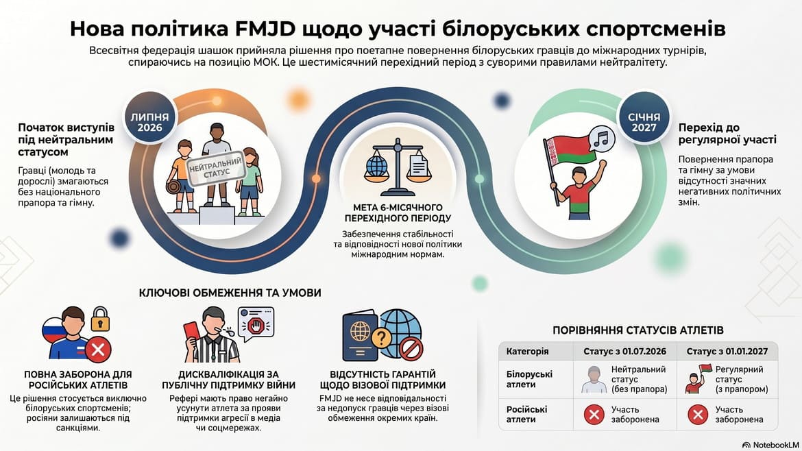 Змова чи зрада? FMJD повертає білоруських шашкістів до міжнародних змагань