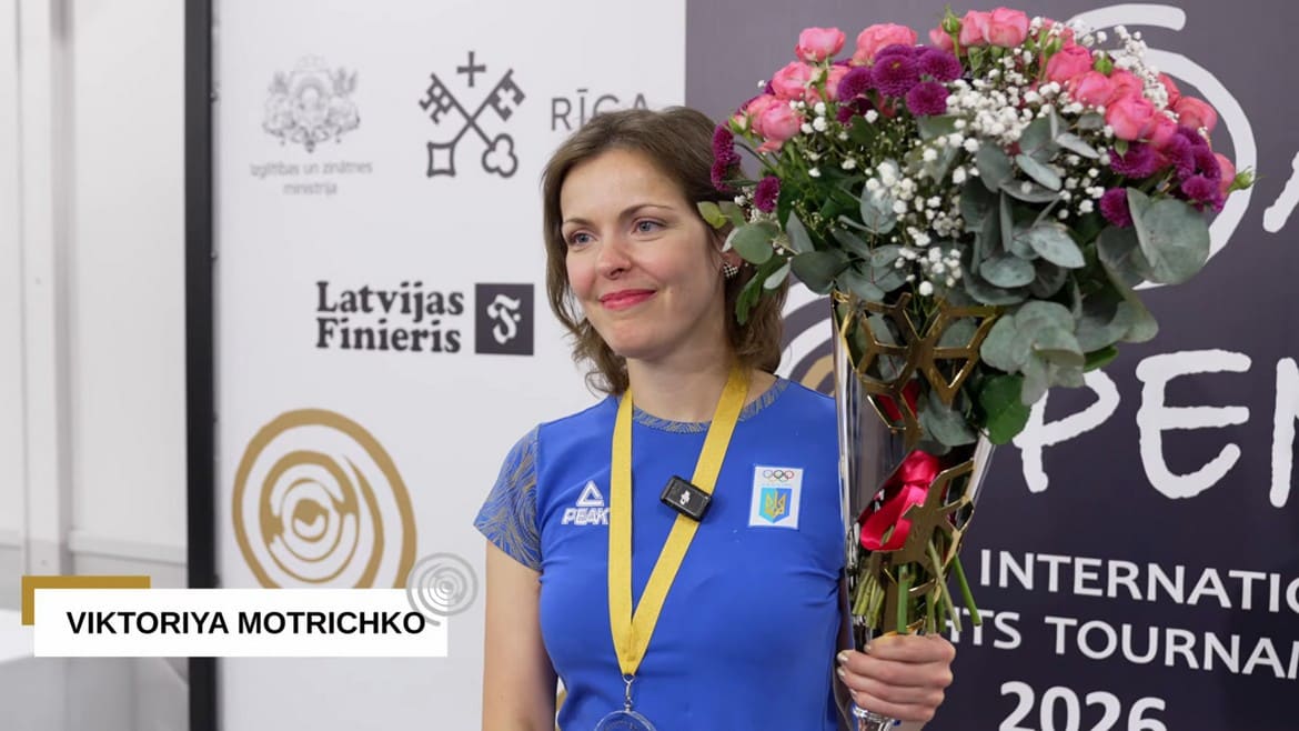 Інтерв'ю Вікторії Мотрічко на чемпіонаті світу з шашок-100 (блискавична гра)